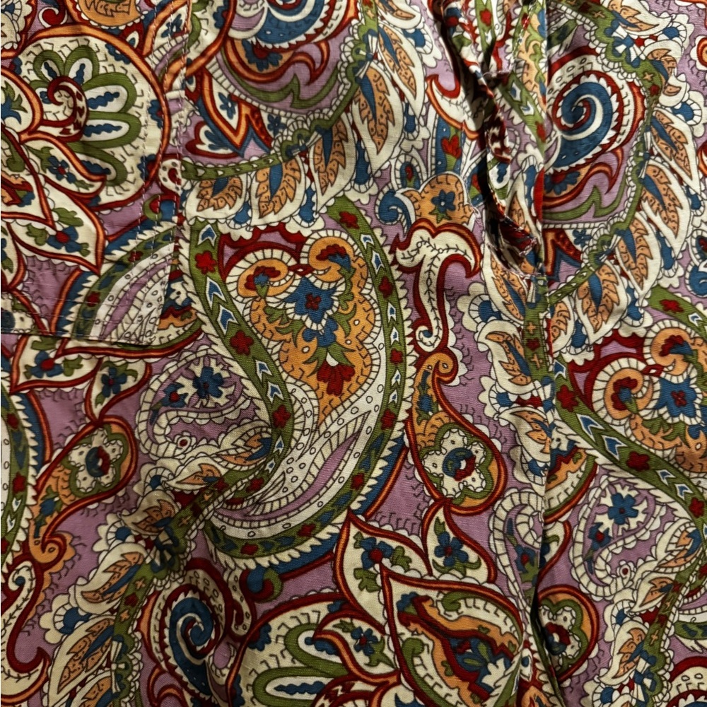 Paisley Patterned women’s Shorts Sz. 16 - Picture 3 of 5